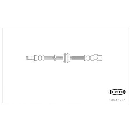 Corteco Brake Hose, 19037284 19037284